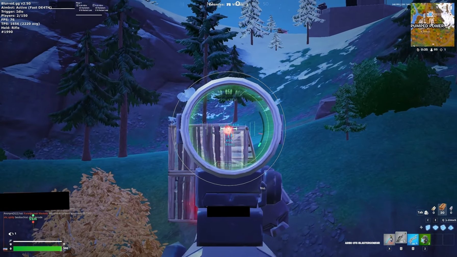 Blurred Fortnite screenshot 3